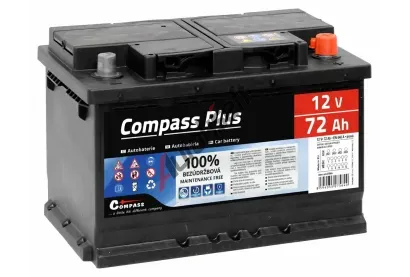 Compass Autobaterie COMPASS PLUS 12V 72Ah 640A CMP am27564, am27564 Compass Autobaterie COMPASS PLUS 12V 72Ah 640A CMP am27564, am27564