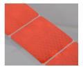 Compass Samolepc reflexn tvereky 1m x 5cm, erven DO 01546, 8591686015461