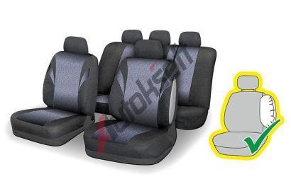 Compass Potahy sedadel sada 9ks POLY barevn AIRBAG DO 31680, 8591686316803