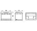 CENTRA Startovac baterie PLUS ** CNR CB620, CB620