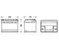 CENTRA Startovac baterie STANDARD * CNR CC550, CC550