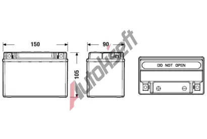 CENTRA Startovac baterie CENTRA Start-Stop Auxiliary CNR CK091, CK091