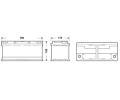 CENTRA Startovac baterie CENTRA AGM CNR CK1050, CK1050