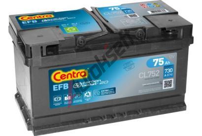CENTRA Startovac baterie CENTRA EFB CNR CL752, CL752