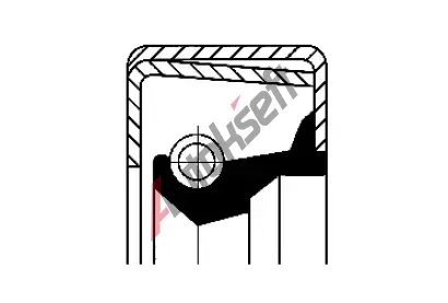 CORTECO Tsnc krouek hdele - nboj kola COR 01003238B, 01003238B