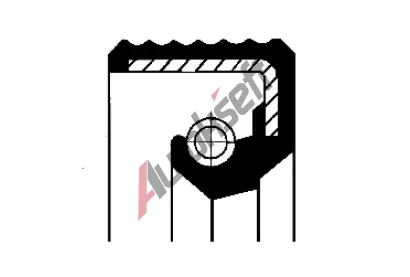 CORTECO Těsnící kroužek COR 01016891B, 01016891B  CORTECO Těsnící kroužek COR 01016891B, 01016891B