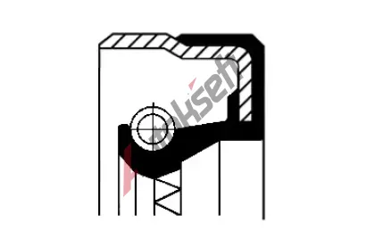 CORTECO Těsnící kroužek COR 01018323B, 01018323B  CORTECO Těsnící kroužek COR 01018323B, 01018323B
