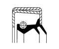 CORTECO Tsnc krouek hdele - diferencil ‐ COR 01026648B