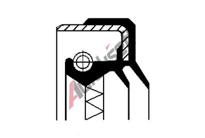 CORTECO Těsnící kroužek COR 01033387B, 01033387B  CORTECO Těsnící kroužek COR 01033387B, 01033387B