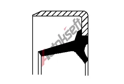 CORTECO Těsnící kroužek hřídele - hřídel převodovky COR 01033944B, 01033944B CORTECO Těsnící kroužek hřídele - hřídel převodovky COR 01033944B, 01033944B