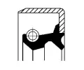 CORTECO Tsnc krouek hdele - nboj kola COR 01034120B, 01034120B