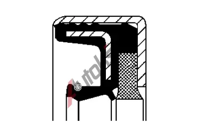 CORTECO Těsnící kroužek COR 01036948B, 01036948B  CORTECO Těsnící kroužek COR 01036948B, 01036948B