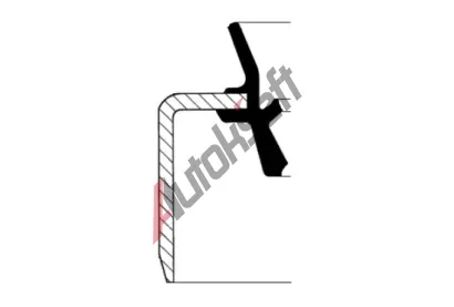 CORTECO Tsnc krouek hdele - nboj kola COR 07015468B, 07015468B