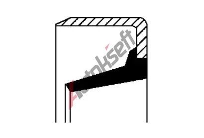 CORTECO Tsnc krouek hdele - nboj kola COR 12011541B, 12011541B