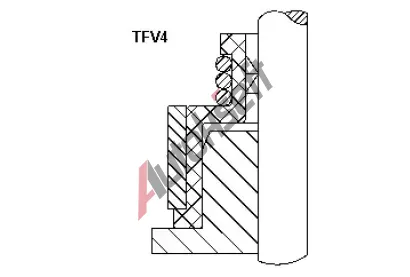 CORTECO Tsnc krouek - dk ventilu COR 12012893, TFV4 313