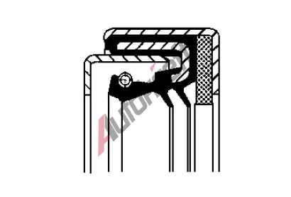 CORTECO Těsnící kroužek hřídele - náboj kola COR 12014656B, 12014656B CORTECO Těsnící kroužek hřídele - náboj kola COR 12014656B, 12014656B