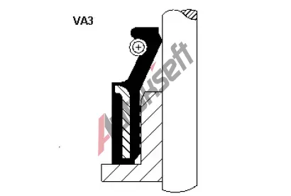 CORTECO Tsnc krouek - dk ventilu COR 12019003, 12019003