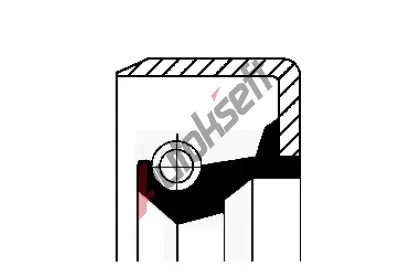 CORTECO Tsnc krouek hdele - diferencil COR 19016524B, 19016524B