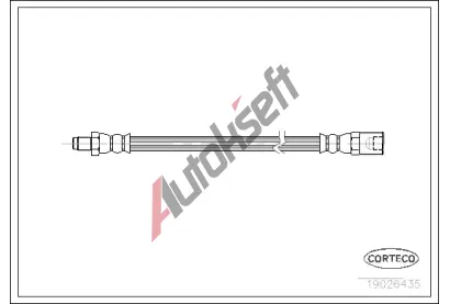 CORTECO Brzdová hadice COR 19026435, 19026435 CORTECO Brzdová hadice COR 19026435, 19026435