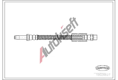 CORTECO Brzdová hadice COR 19026627, 19026627 CORTECO Brzdová hadice COR 19026627, 19026627