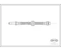 CORTECO Brzdov hadice COR 19026628, 19026628