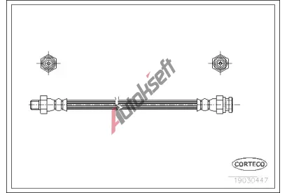 CORTECO Brzdová hadice COR 19030447, 19030447 CORTECO Brzdová hadice COR 19030447, 19030447