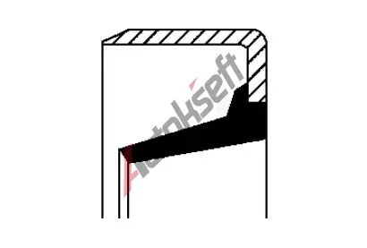 CORTECO Těsnící kroužek COR 19031588B, 19031588B  CORTECO Těsnící kroužek COR 19031588B, 19031588B