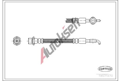 CORTECO Brzdová hadice COR 19031970, 19031970 CORTECO Brzdová hadice COR 19031970, 19031970