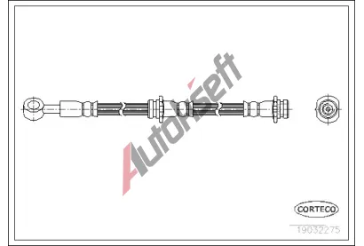 CORTECO Brzdová hadice COR 19032275, 19032275 CORTECO Brzdová hadice COR 19032275, 19032275