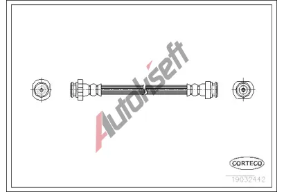 CORTECO Brzdová hadice COR 19032442, 19032442 CORTECO Brzdová hadice COR 19032442, 19032442