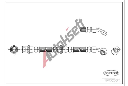 CORTECO Brzdov hadice COR 19032507, 19032507