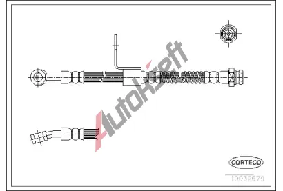 CORTECO Brzdov� hadice COR 19032679, 19032679