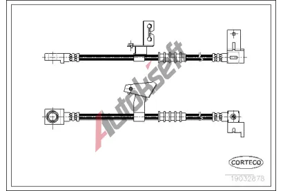 CORTECO Brzdov� hadice COR 19032878, 19032878