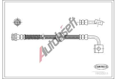 CORTECO Brzdová hadice COR 19033011, 19033011 CORTECO Brzdová hadice COR 19033011, 19033011