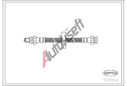 CORTECO Brzdov� hadice COR 19033589, 19033589