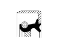 Tsnic krouek hdele pevodovky CORTECO ‐ COR 19033961B
