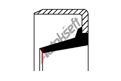 CORTECO Tsnc krouek COR 19034332B, 19034332B