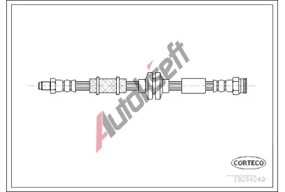 CORTECO Brzdov hadice COR 19034340, 19034340