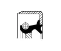 Tsnic krouek hdele pevodovky CORTECO ‐ COR 19034985B
