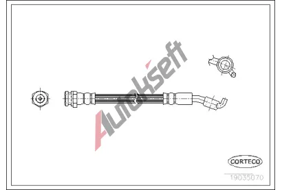 CORTECO Brzdov hadice COR 19035070, 19035070