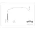 CORTECO Brzdov hadice COR 19036851, 19036851