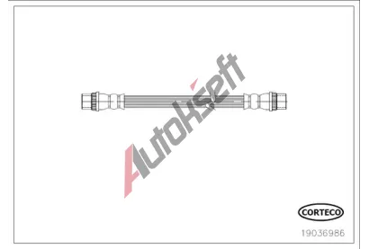 CORTECO Brzdová hadice COR 19036986, 19036986 CORTECO Brzdová hadice COR 19036986, 19036986