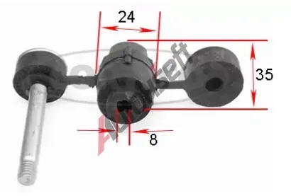 CORTECO Drk - pn stabiliztor COR 21652487, 21652487