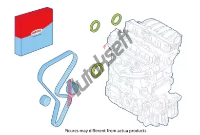 CORTECO Sada - těsnící kroužek - motor COR 289104, 289104 CORTECO Sada - těsnící kroužek - motor COR 289104, 289104