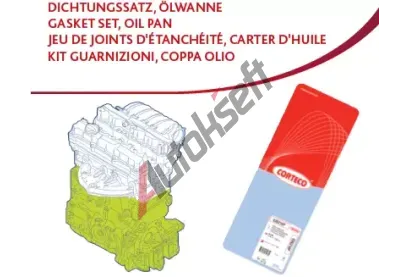 CORTECO Sada t�sn�n� klikov� sk��n� COR 427116P, 427116P