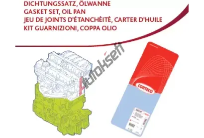 CORTECO Sada těsnění klikové skříně COR 427943P, 427943P CORTECO Sada těsnění klikové skříně COR 427943P, 427943P