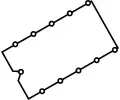 Tsnn krytu hlavy vlce CORTECO ‐ COR 440069P