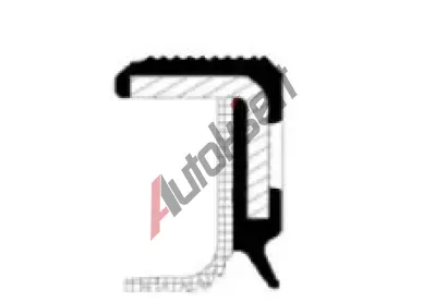 CORTECO Těsnicí kroužek vačkového hřídele COR 49194074, BAPTSLRSX37 CORTECO Těsnicí kroužek vačkového hřídele COR 49194074, BAPTSLRSX37