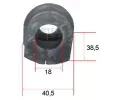 Držák příčného stabilizátoru CORTECO ‐ COR 49367525 Držák příčného stabilizátoru CORTECO ‐ COR 49367525