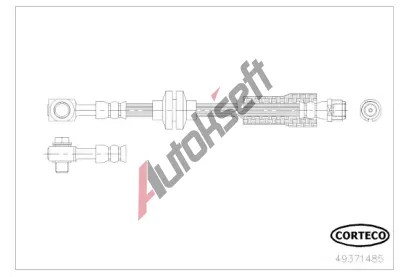 CORTECO Brzdov hadice COR 49371485, 49371485